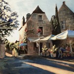 Sunlit Cafe, Dordogne